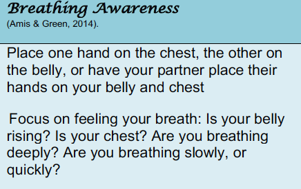 Breathing awareness